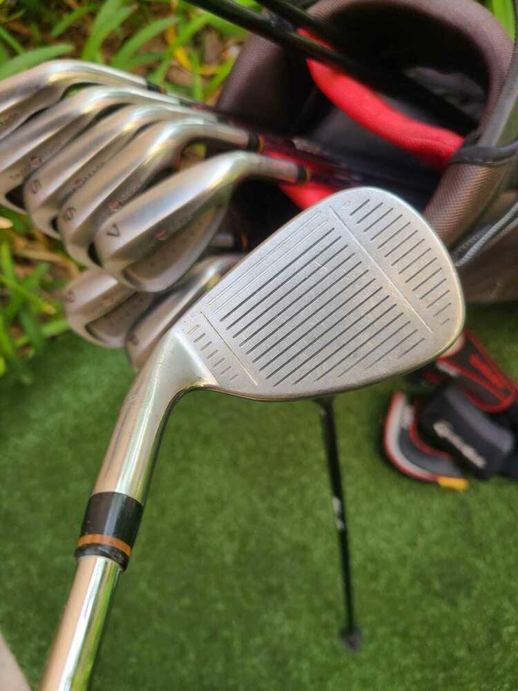 TaylorMade Complete GolfSet +Bag,R360 Driver,300 Wood,SuperSteel Irons,Putter,RH