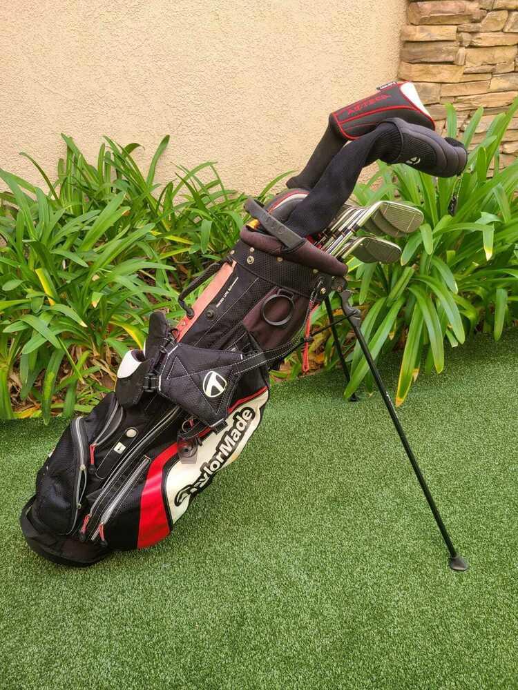 TaylorMade Complete GolfSet +Bag,R360 Driver,300 Wood,SuperSteel Irons,Putter,RH
