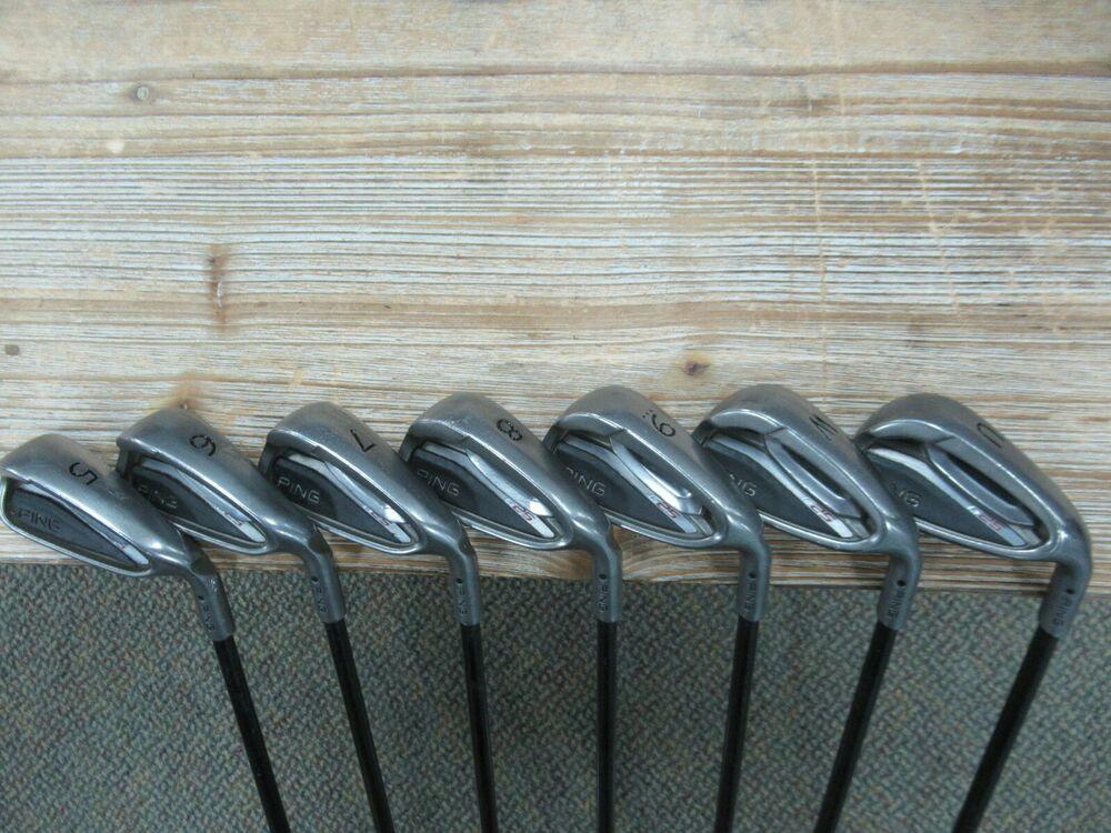 PING G25 BLACK DOT N SET 5 - PW UW PING AWT PING TFC 189 REGULAR F