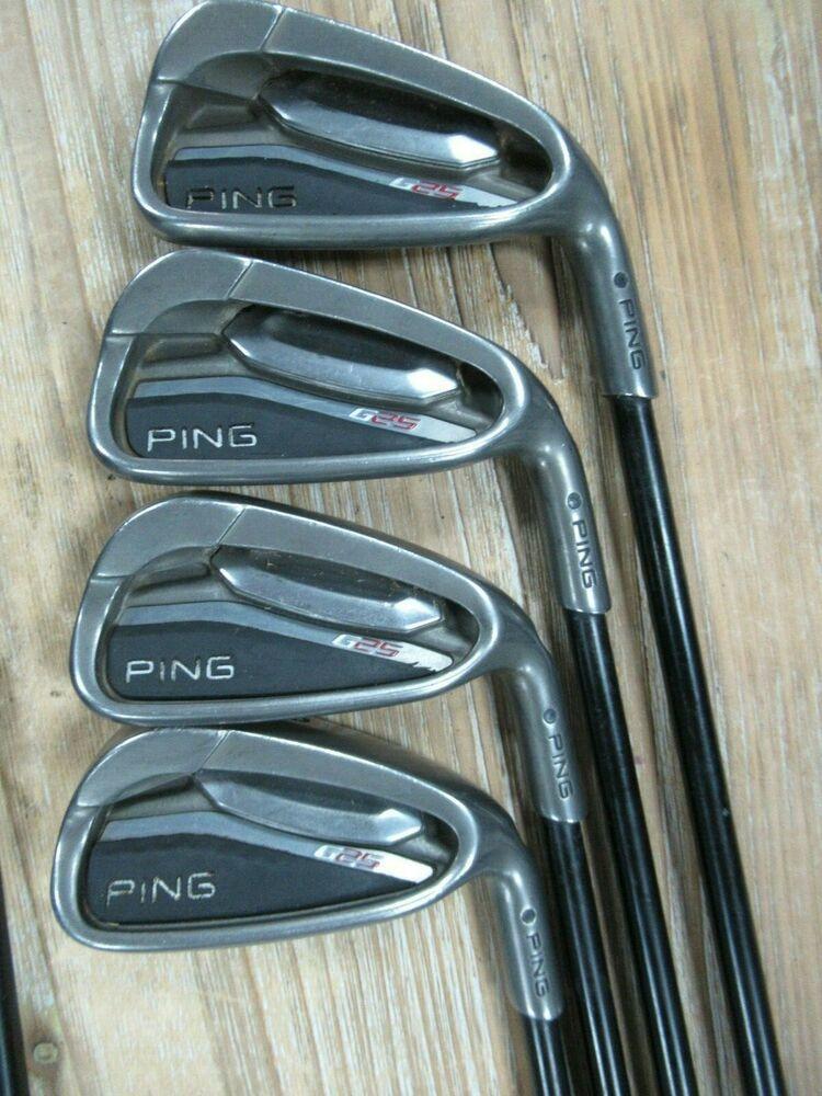 PING G25 BLACK DOT N SET 5 - PW UW PING AWT PING TFC 189 REGULAR F