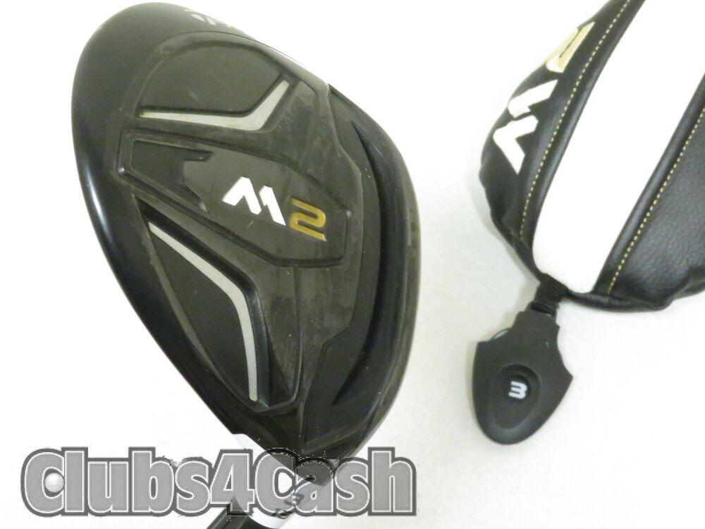 Taylormade M2 Fairway 15* 3 Wood Graphite Tour AD DI-7s Stiff +Cover