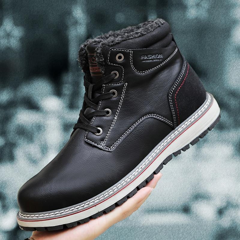 Shoes - New Fashion Winter Men's Warm Plush Snow Boots