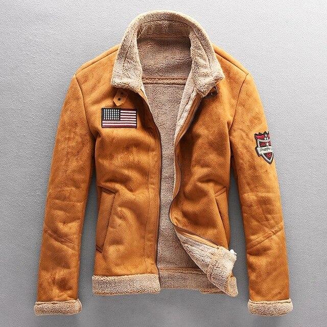 2021 Men Coat Winter Thicken Warm Men Fleece Jacket