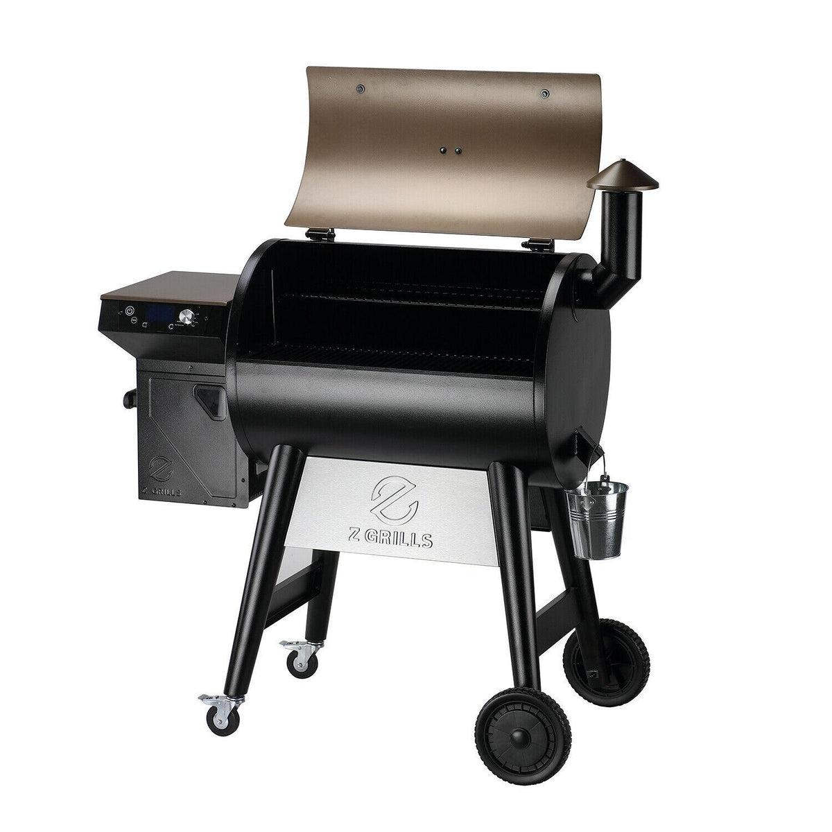 Z GRILLS ZPG-7002C Wood Pellet Grill BBQ Smoker Digital Control 697 sq. in.