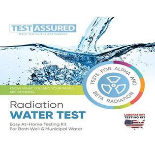 Full Water Radiation Test Kit - Easy at-Home Municipal and Well Water Test Kit - Laboratory Testing Kit for