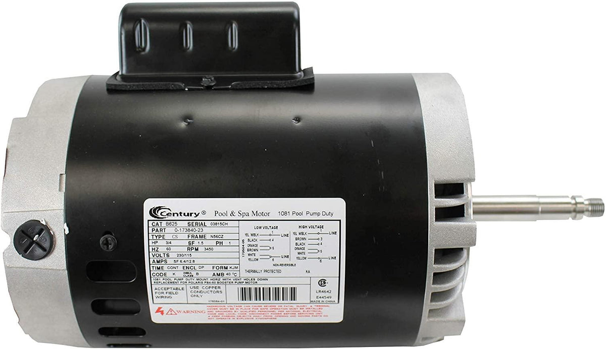 A.O. Smith Century B625 3/4HP 3450RPM 115/230V Polaris PB460 Booster Pump Motor