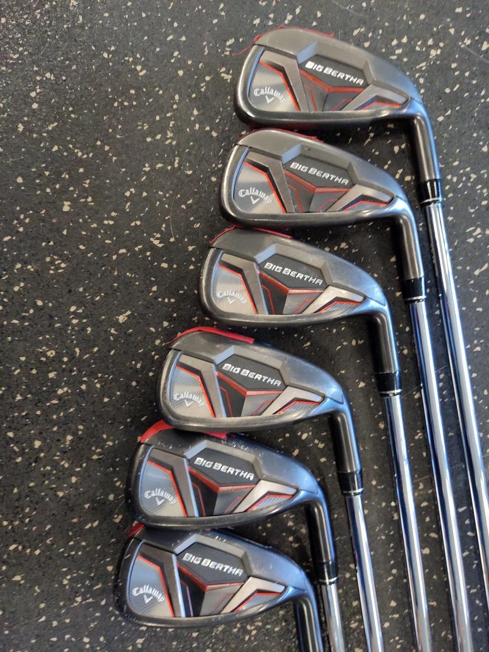Used Callaway Big Bertha 5i-gw Aw Steel Regular Golf Iron Or Hybrid Sets