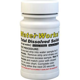 Total Dissolved Solids Test Strips Bottle of 50 Tests - INCL. 12 PK