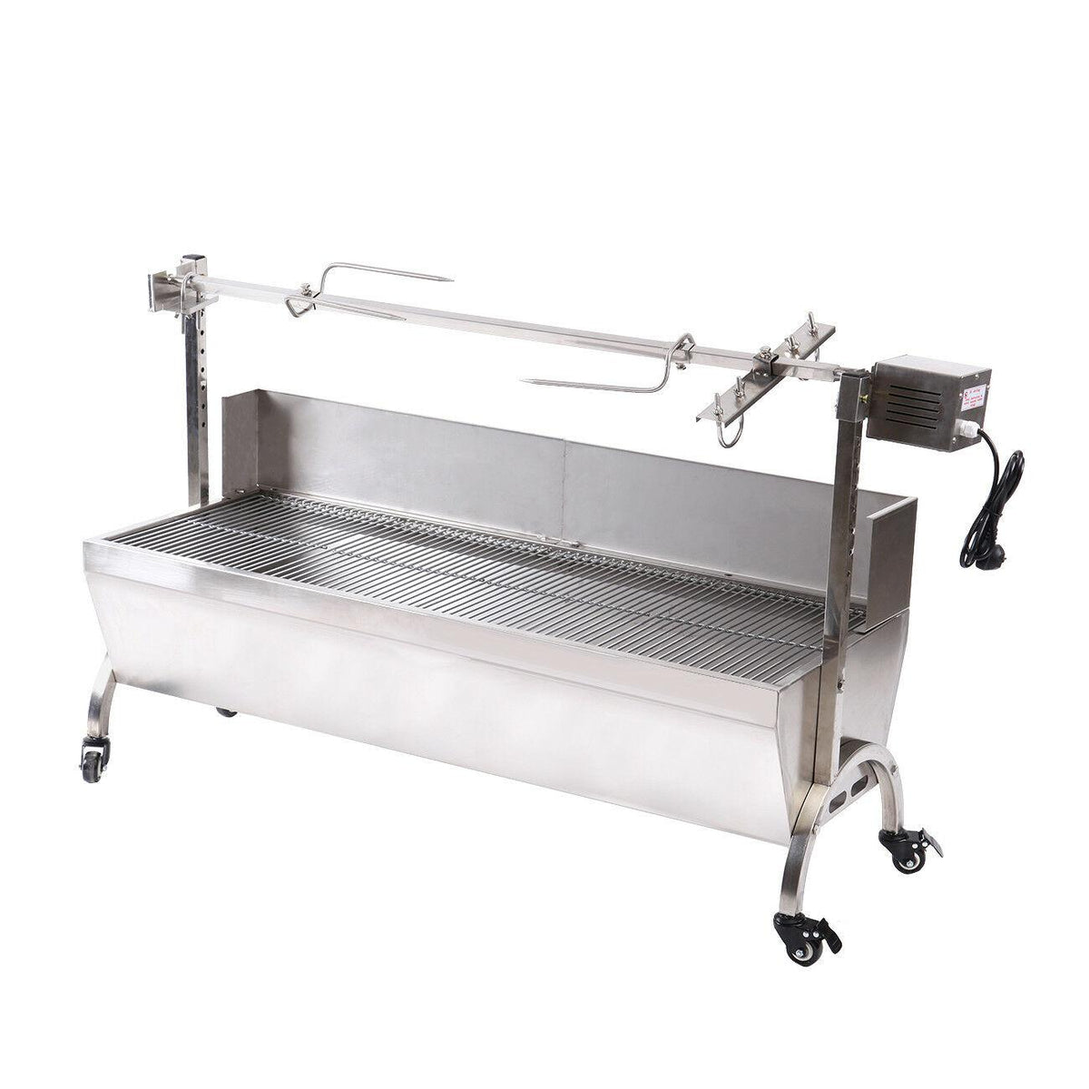 Large Stainless Steel Roaster Rotisserie BBQ Cooking Pig Lamb Chicken BBQ Party