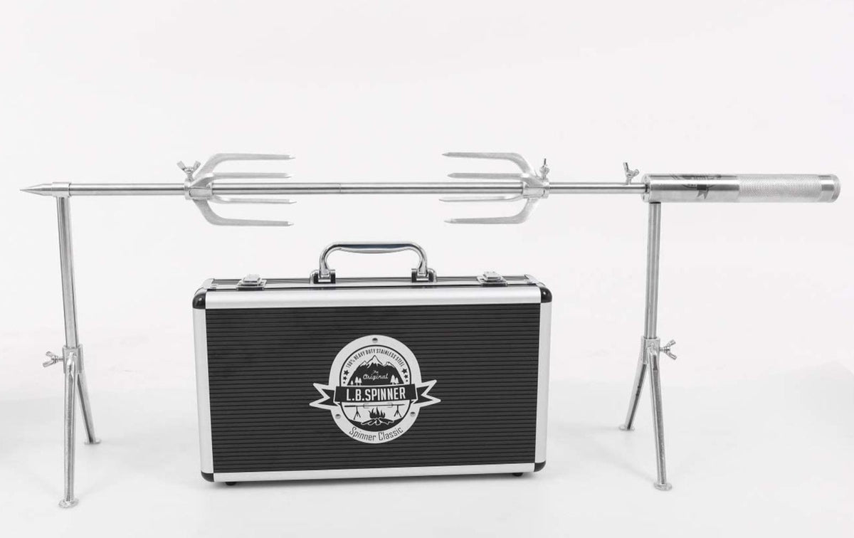 GMG LB Spinner Adjustable Portable Battery Operated Professional Outdoor BBQ Rot
