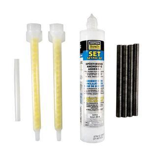 75-209-5868-SS Epoxy Repair Kit with (4) 6"x0.5" Bolts