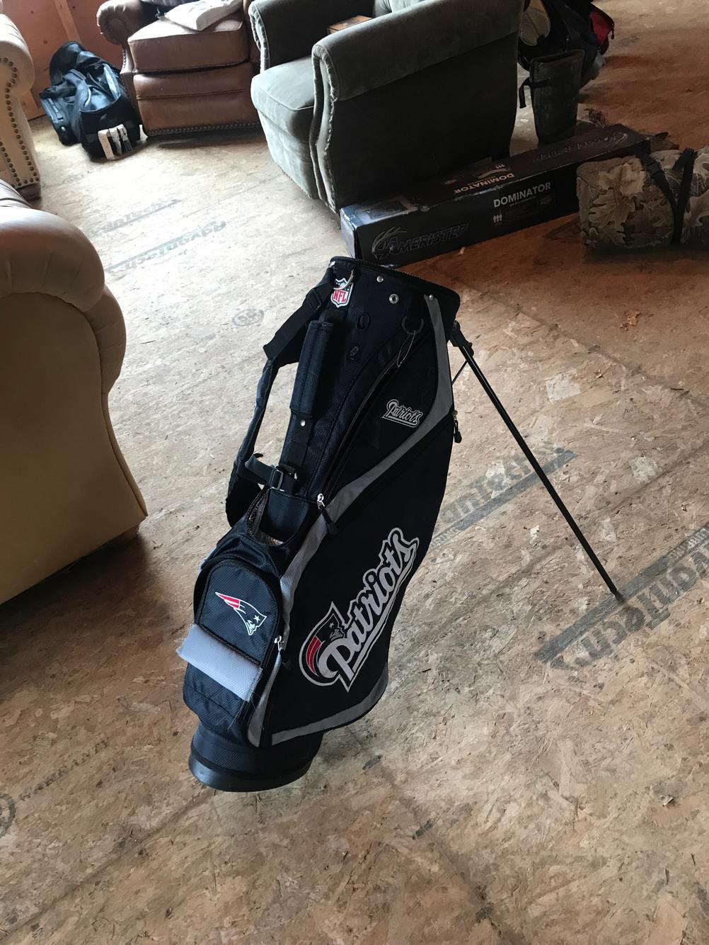 Patriots Golf Bag Signed By The ship Team