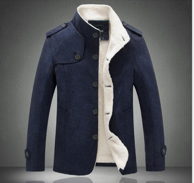 New Wool Blend Fashion Winter Jacket
