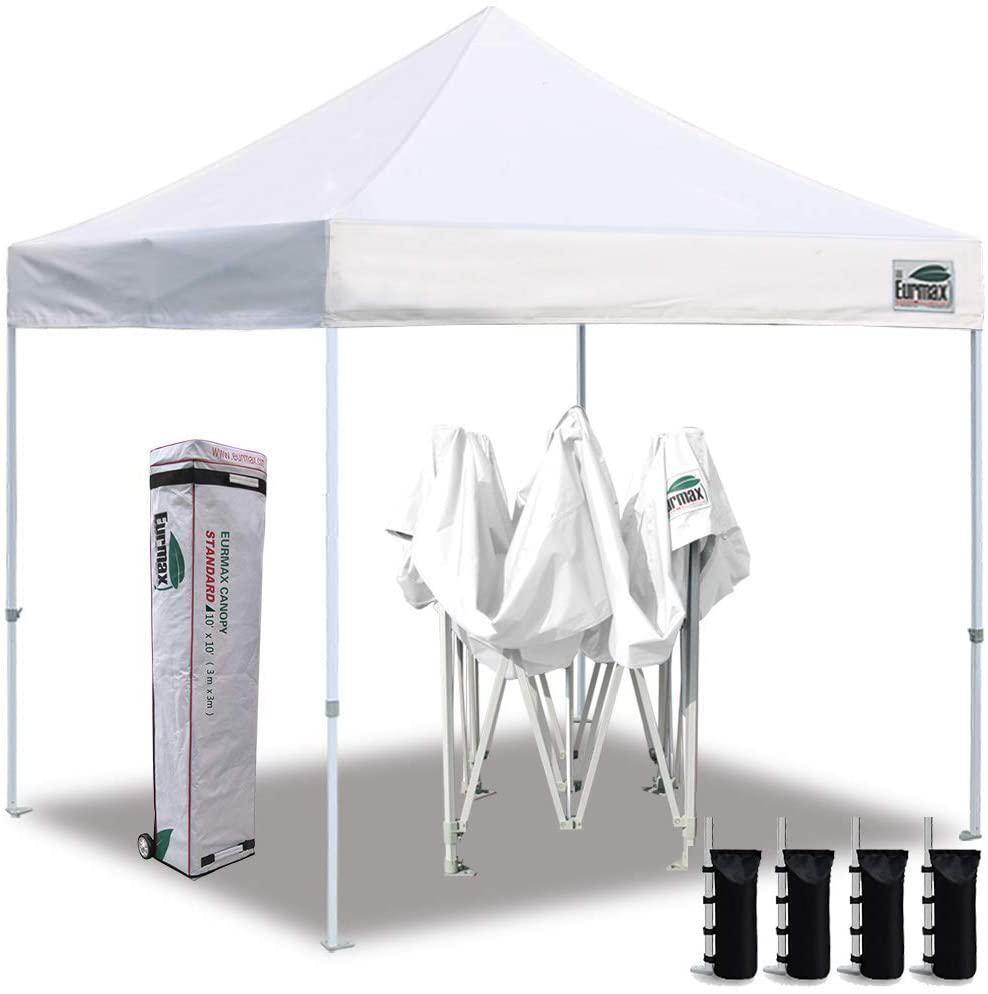 Eurmax USA 10'x10' Ez Pop Up Canopy Tent Commercial Instant