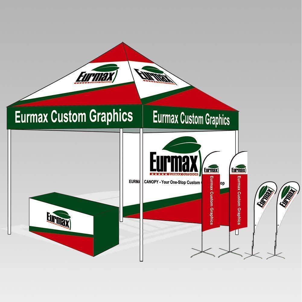 Eurmax USA 10'x10' Ez Pop Up Canopy Tent Commercial Instant