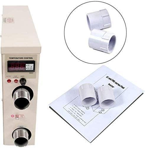 ZZP 220V 240V 18KW Premium Quality Electric Pool Water Heater for Above Ground Inground Pool,Upgrade Portable SPA Water Bath Heater Thermostat Swimming Pool Thermostat Heater Pump