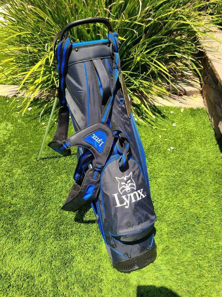 Lynx 5 Way Stand Bag, Black/Blue, Brand New!!