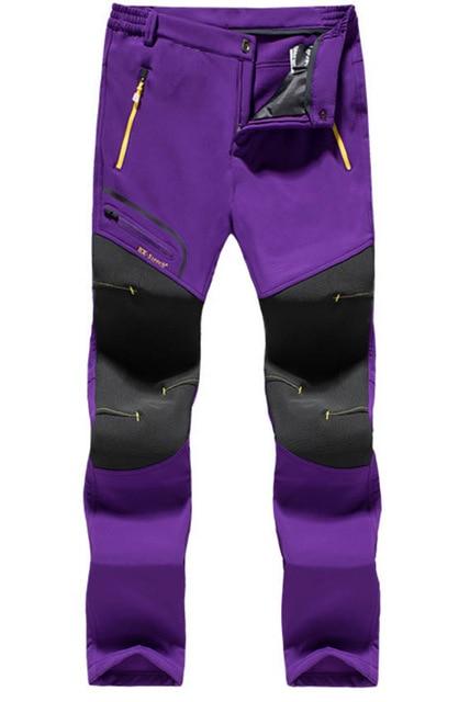 Men/Women Winter Fish Waterproof Camp Trekking Fleece Outdoor Hiking Pants