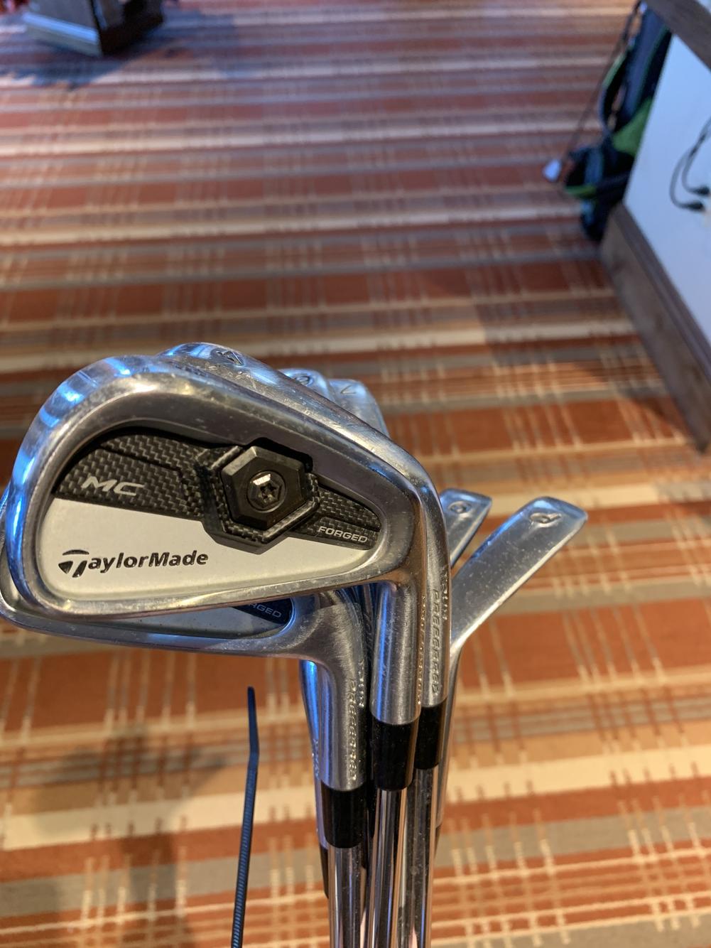 Used TaylorMade MC Forged (4-pw) S Flex, Right hand