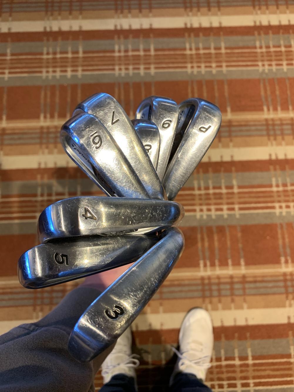 Used TaylorMade MC Forged (4-pw) S Flex, Right hand
