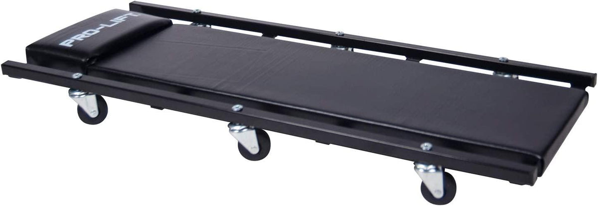 Pro-LifT G-4630JSCB 3 Ton Heavy Duty Floor Jack/Jack Stands and Creeper Combo - Great for Service GaraHome Uses - Black