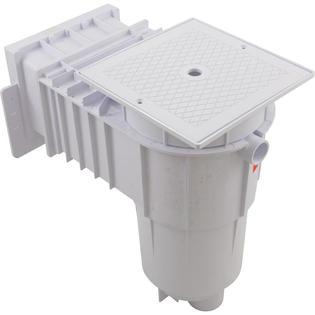 Products Fiberglass Skimmer (Regular Mouth, Square Lid) White, Solid