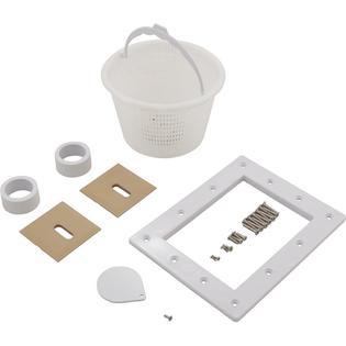 Products Fiberglass Skimmer (Regular Mouth, Square Lid) White, Solid