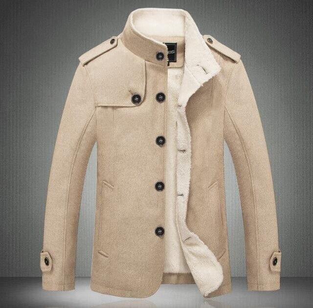 New Wool Blend Fashion Winter Jacket
