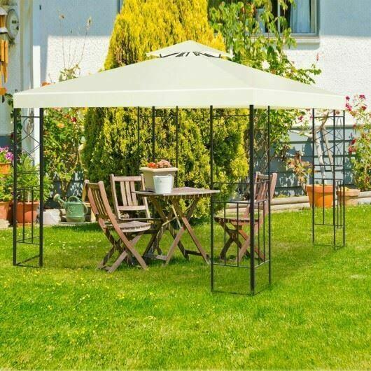 Durable 2 Tiers 10' x 10' Patio Gazebo Canopy Tent