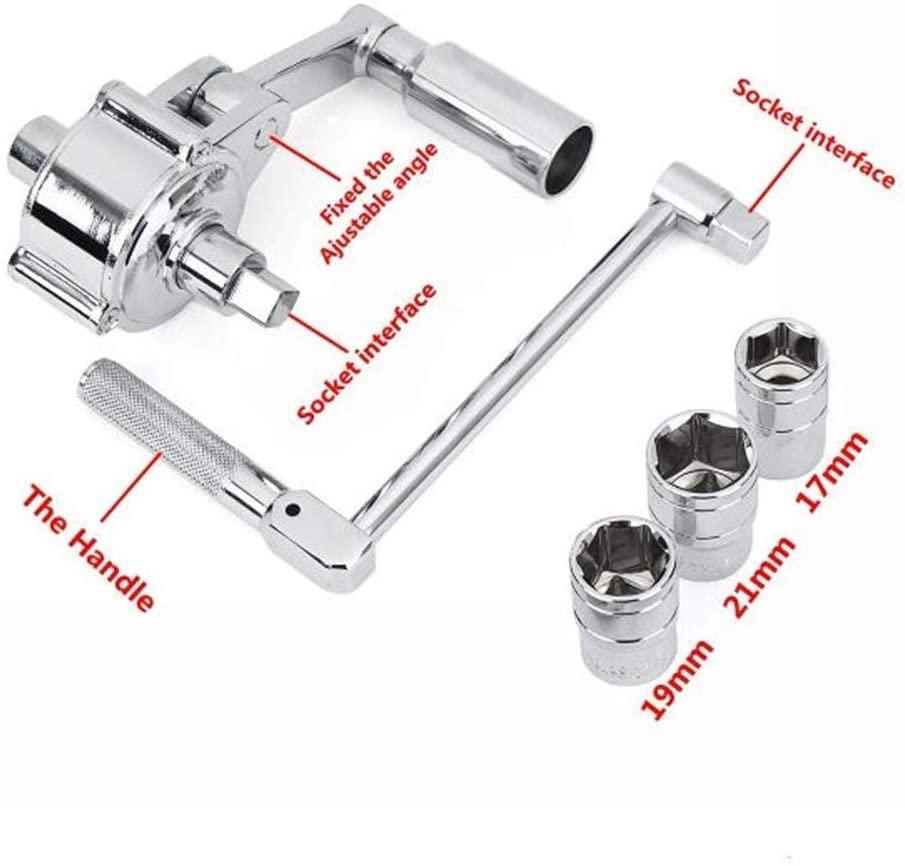 ZXY-NAN Multiplier Spanner Torque Wrench Lug Nut Remover 1/2 Drive Socket Nut Puller Repair Tools Universal Hand Tools