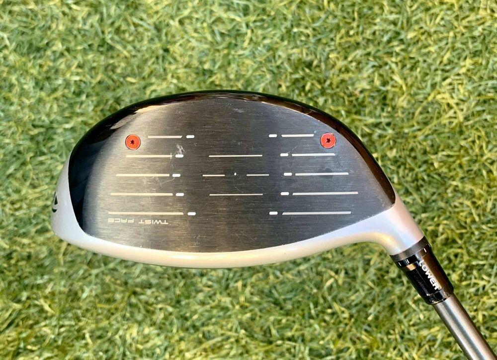 TaylorMade M5 10.5* Driver, LH, Ozik Matrix White Tie MFS X5 55 Stiff Shaft,Nice