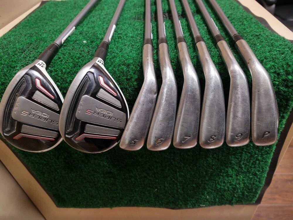 Adams Idea Super Golf Hybrid/Iron Set 3H,4H,5-PW Graphite Regular Flex