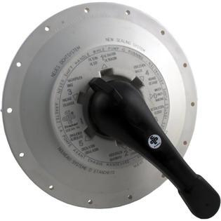 Lid Assembly, Praher ABS Top/Side Mount Valve, 3", w/o Gasket, Wht