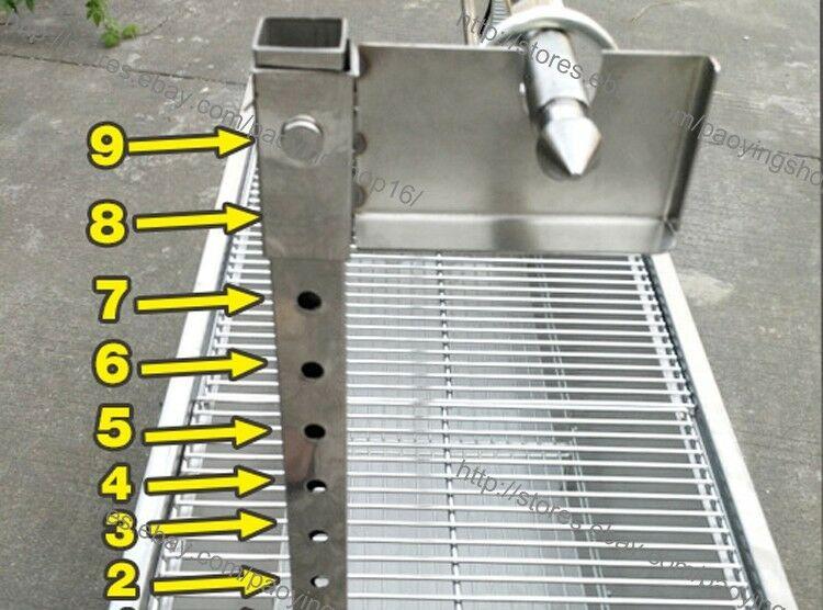 118cm 132LBS Hog Roast Machine BBQ Spit Roaster Rotisserie Grill Roasting Motor