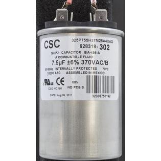 Motor, Century, 0.5hp, 115v/230v, 1-Spd, 56Cfr, C-Face Thd, EE