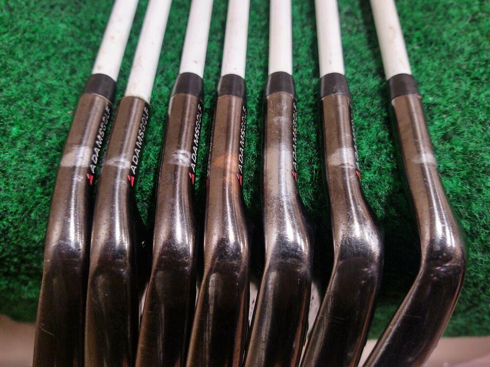 Adams Idea Pro Black Forged MB Golf Iron Set 4-PW Stiff Flex Graphite Matrix 85