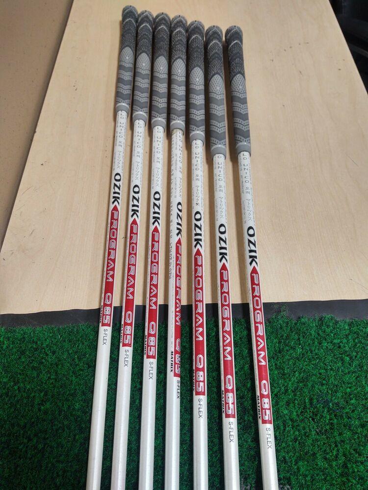 Adams Idea Pro Black Forged MB Golf Iron Set 4-PW Stiff Flex Graphite Matrix 85