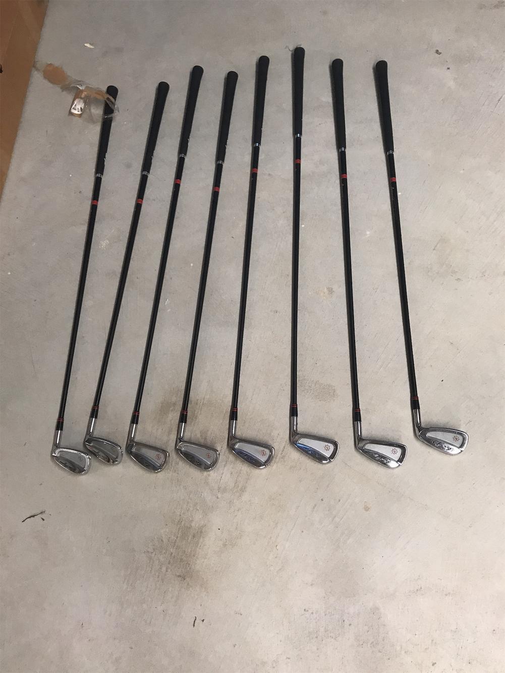Men's Pro Ben Hogan Right Handed Apex Plus Stiff Flex Graphite Shaft Iron Set