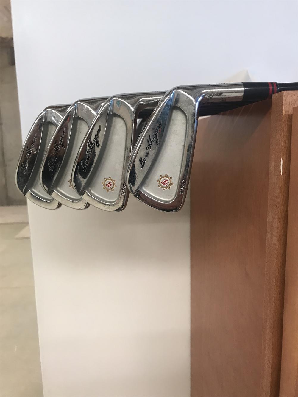 Men's Pro Ben Hogan Right Handed Apex Plus Stiff Flex Graphite Shaft Iron Set