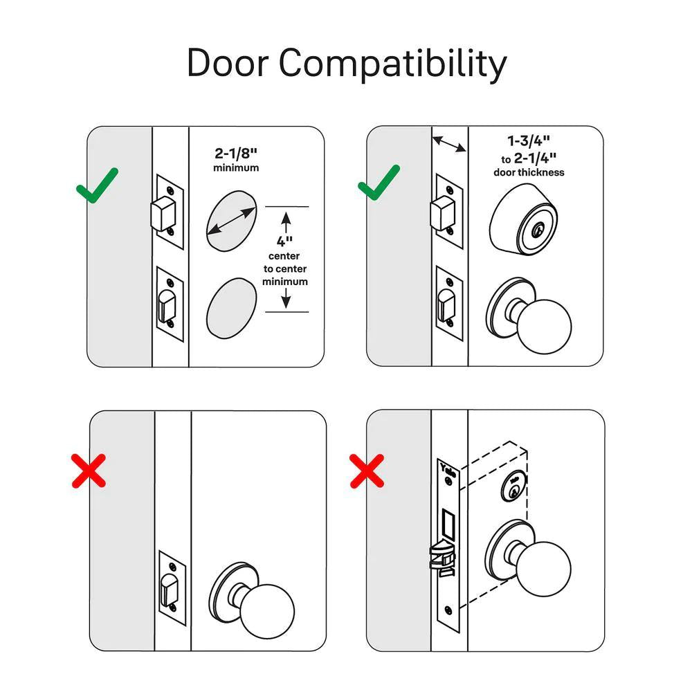 Assure Lock Satin Nickel Single Cylinder Deadbolt with Push Button Keypad