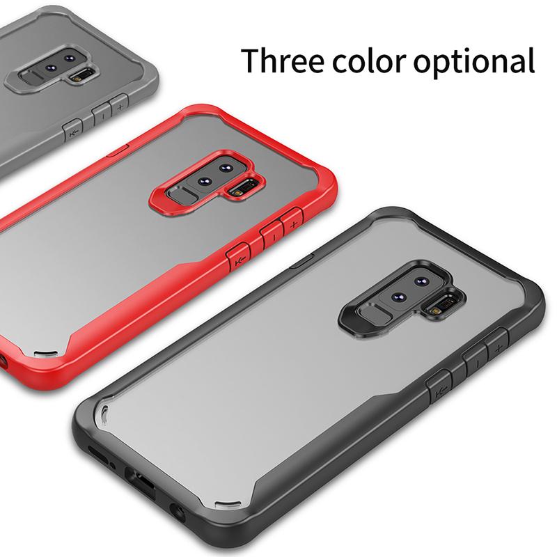 Phone Case - Luxury Double Protection Clear Acrylic & Soft TPU Shockproof Phone Case For Samsung Galaxy Note9/8 S9/S8 Plus