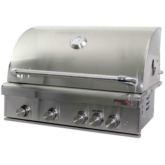 NEW Dragon Fire DF32-N Natural Gas Drop-In Barbecue Grill Outdoor Kitchen
