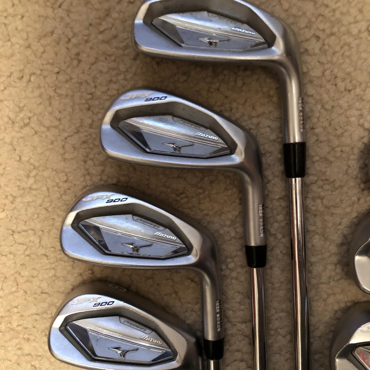 Men's Right Handed JPX 900 Forged Stiff Flex Steel Shaft Iron Set