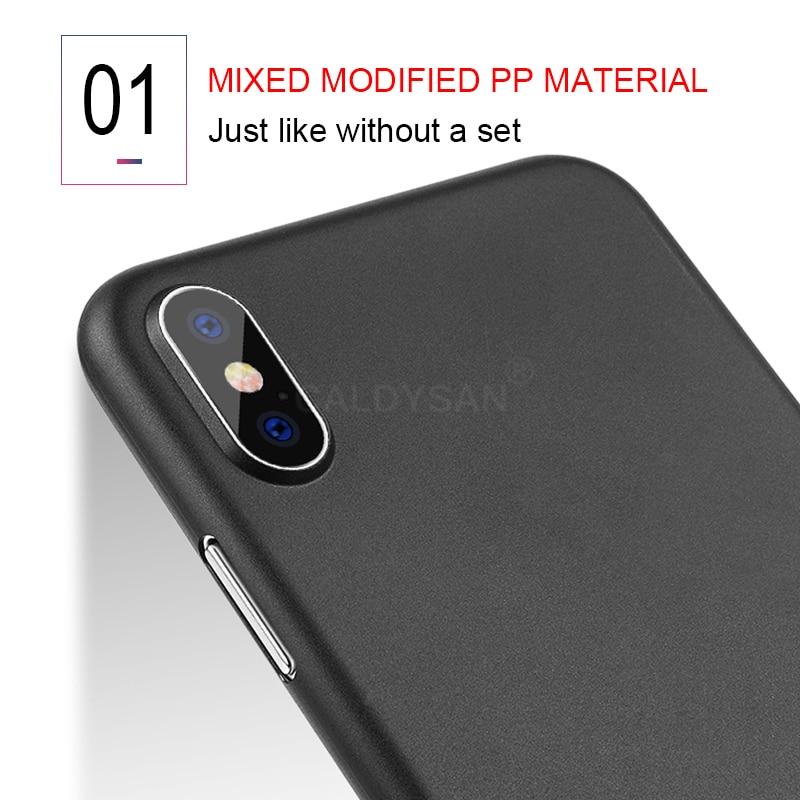 Heavy Duty Ultra Thin Matte Shockproof Protective Case For IPhone X XR XS Max