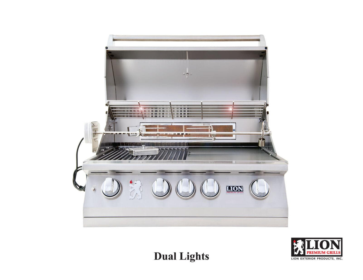 40" Lion Stainless Steel Built-In Grill BBQ Gas Grill