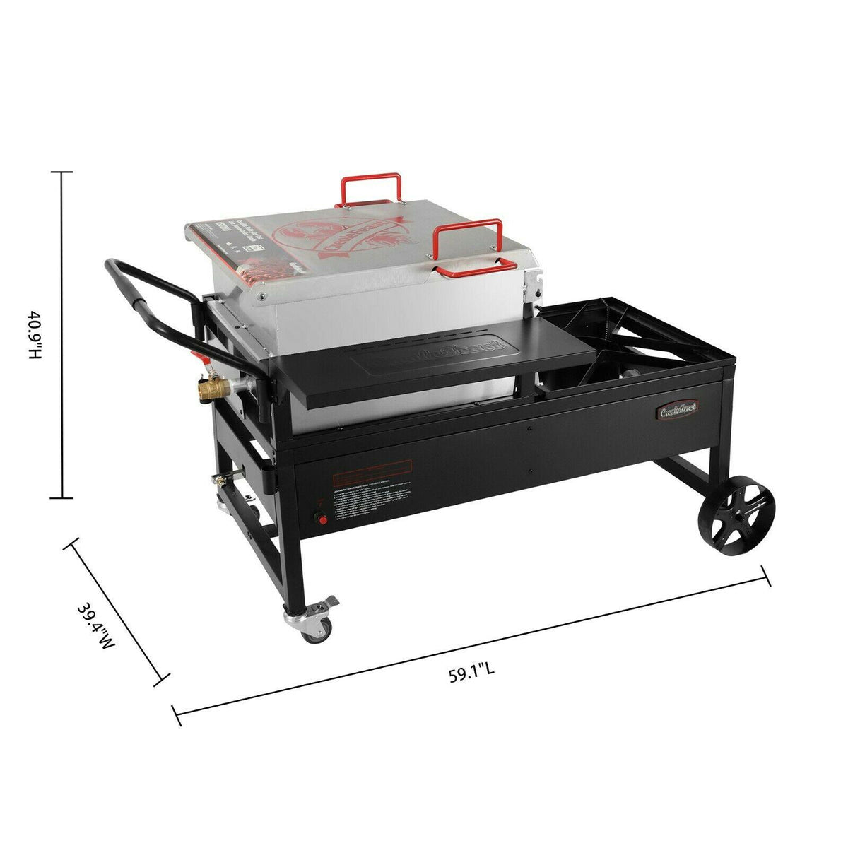 Creole Feast 90 Qt. Crawfish-Seafood Jet Burner Boiler & Fryer Combo CFT2018