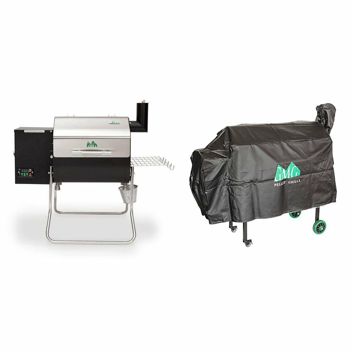 Green Mountain Davy Crockett Wifi Portable Wood Pellet Electric Grill with Cover
