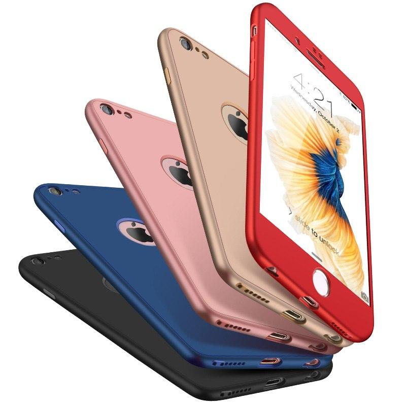 Phone Case  - Luxury Soft TPU Silicone 360 Full Cover Cases For iPhone