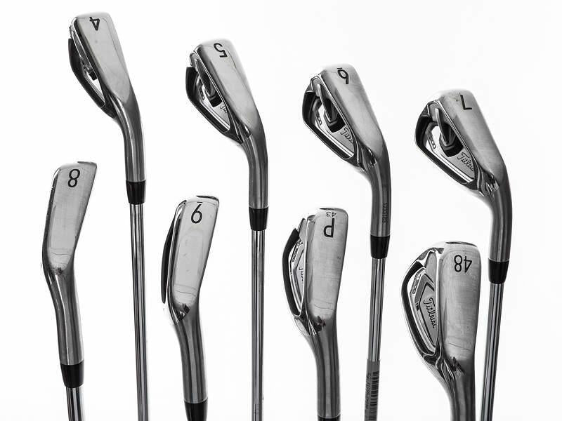 Titleist 00 Iron Set 4-PW GW True Temper AMT Red R300 Steel Regular Right Handed 38.0in