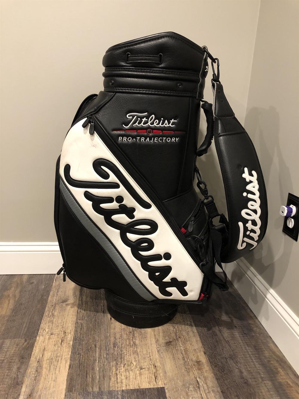 Black New Titleist Tour Staff Bag